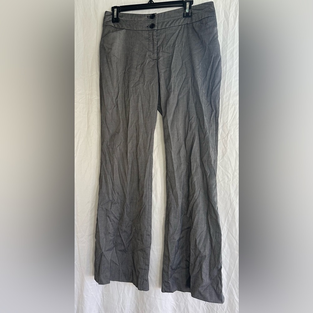 Apt 9 Women’s Gray Dress Pants Size 8 Curvy Fit With Pockets